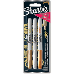Sharpie Metallic Permanent Markers - Set of 3