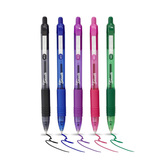 Zebra Z-Grip Smooth Assorted Ballpoint Pens - 5 Pack