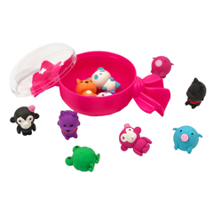 Tinc Sweetie Eraser Tub - 10 Assorted Animal Erasers