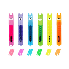 Legami Teddy's Mood Mini Highlighters – Set of 6