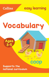 Collins Easy Learning: Vocabulary Activity Book Ages 3-5