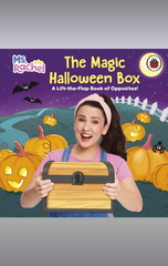 Ms Rachel: The Magic Halloween Box : A Lift-the-Flap Book of Opposites!