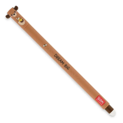 Legami Erasable Pen - Teddy Bear - 0.7 mm Red Ink