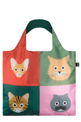 LOQI Stephen Cheetham Cats Recycled Bag