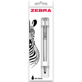 Zebra 901 Stainless Steel Ballpoint Pen - Silver