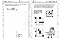 Travel Puzzles for Clever Kids