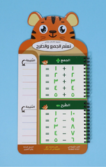 Ta'allam Al-Jam' wal-Tarh (Qabil lil-Kitabah wal-Mash) | تعلم الجمع والطرح (قابل للكتابة والمسح)