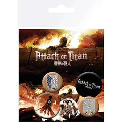 GBE PIN: AOT- CHARACTERS (6 PCS)