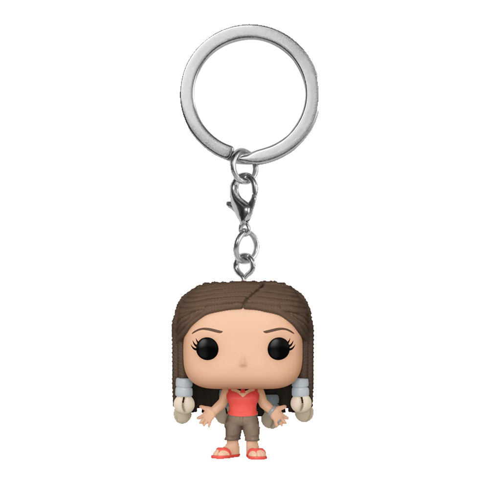 POP KEYCHAIN: FRIENDS- MONICA GELLER (BRAIDS) (EXC)