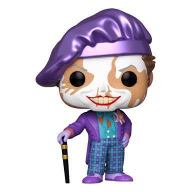 POP HEROES:BATMAN 1989-JOKER W/HAT W/CHASE
