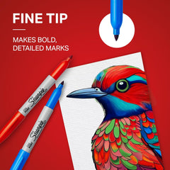Sharpie Fine Permanent Markers - 18 Assorted Colours