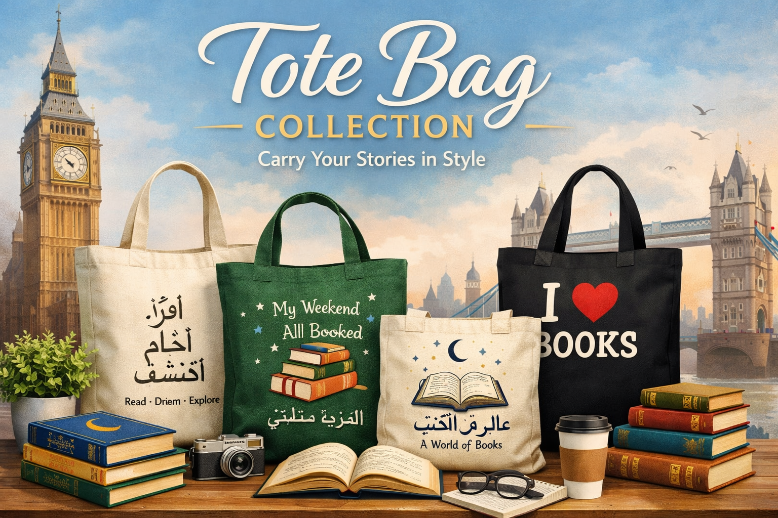 Tote Bags | حقائب قماشية