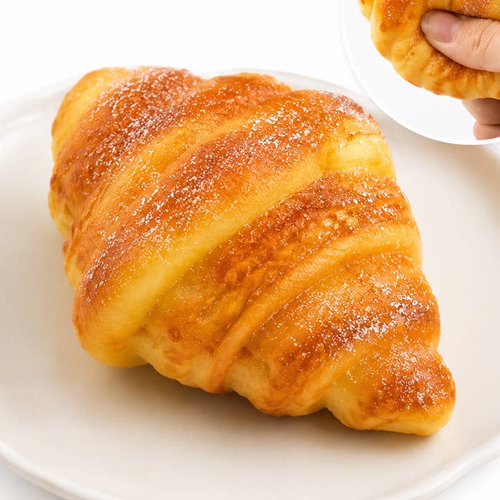 huemabe slow rising scented croissant squishy toy