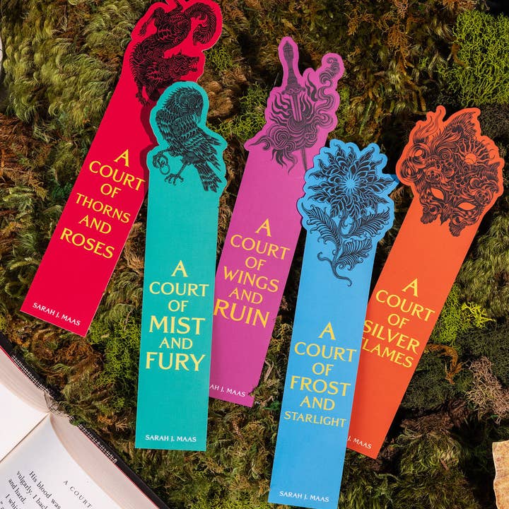 Sarah J. Maas ACOTAR Bookmark Set of five licensed bookmarks